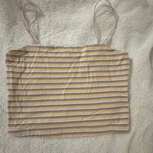 Arizona Jean Company Crop Striped Camisole